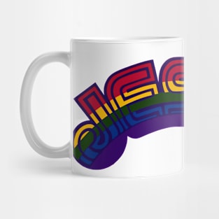 Jesus Colorful Text Mug